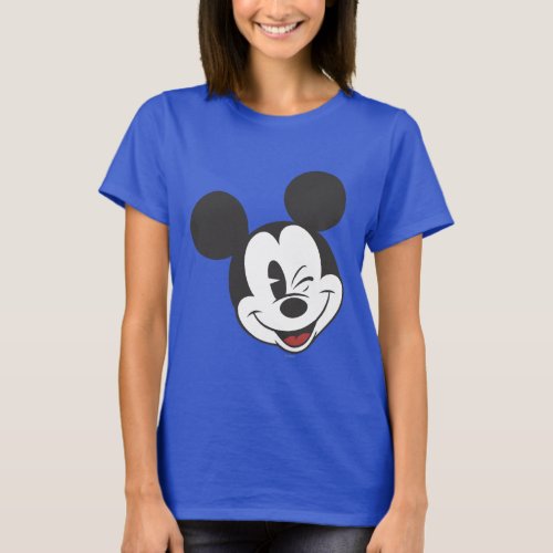 Classic Mickey  Head Tilt Wink T_Shirt