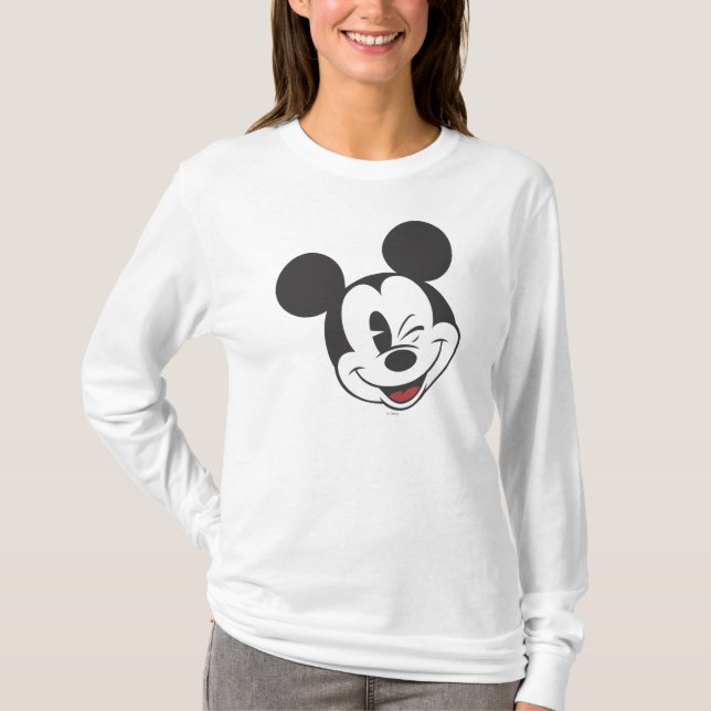 Classic Mickey | Head Tilt Wink T-Shirt (Front)