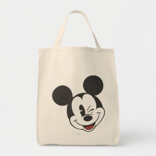 Classic Mickey Head Tilt Wink Tote Bag
