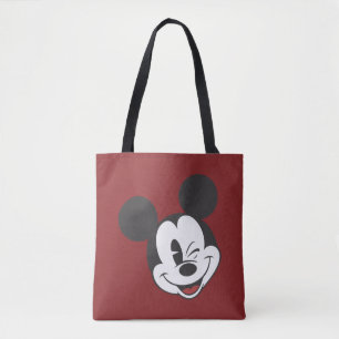 Classic Mickey Head Tilt Wink Tote Bag