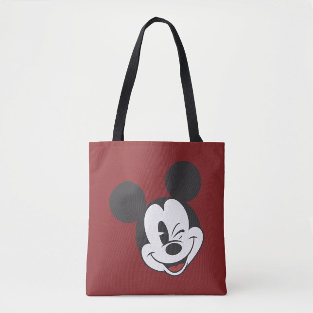 Classic Mickey | Head Tilt Wink Tote Bag (Front)