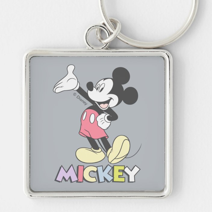 Classic Mickey Keychain | Zazzle.com