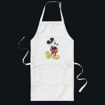 Classic Mickey Long Apron<br><div class="desc">Classic Mickey Mouse pose</div>