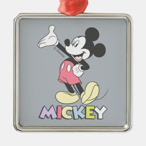 Classic Mickey Metal Ornament