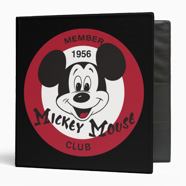 Classic Mickey | Mickey Mouse Club 3 Ring Binder (Front/Inside)