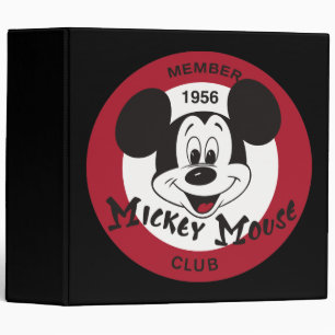 Classic Mickey Mickey Mouse Club Binder