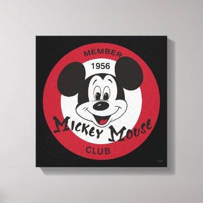 Classic Mickey | Mickey Mouse Club Canvas Print