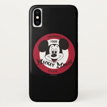 Classic Mickey | Mickey Mouse Club Iphone X Case by MickeyAndFriends at Zazzle