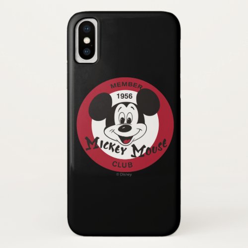 Classic Mickey  Mickey Mouse Club iPhone X Case