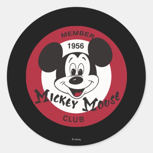 Classic Mickey | Mickey Mouse Club Classic Round Sticker