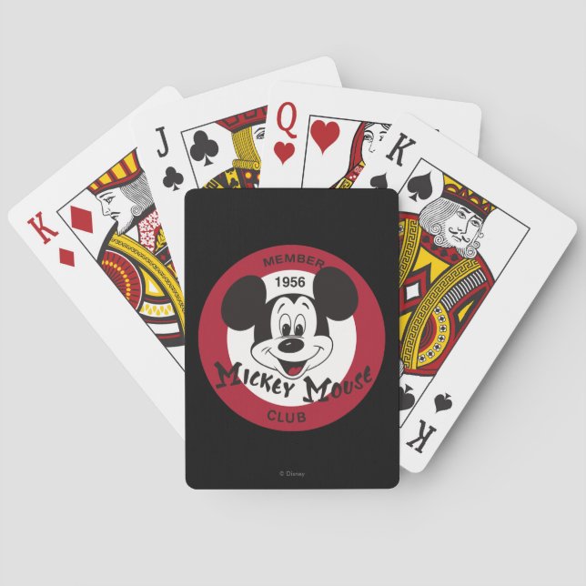 Classic Mickey | Mickey Mouse Club Poker Cards (Back)