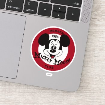 Classic Mickey | Mickey Mouse Club Sticker by MickeyAndFriends at Zazzle