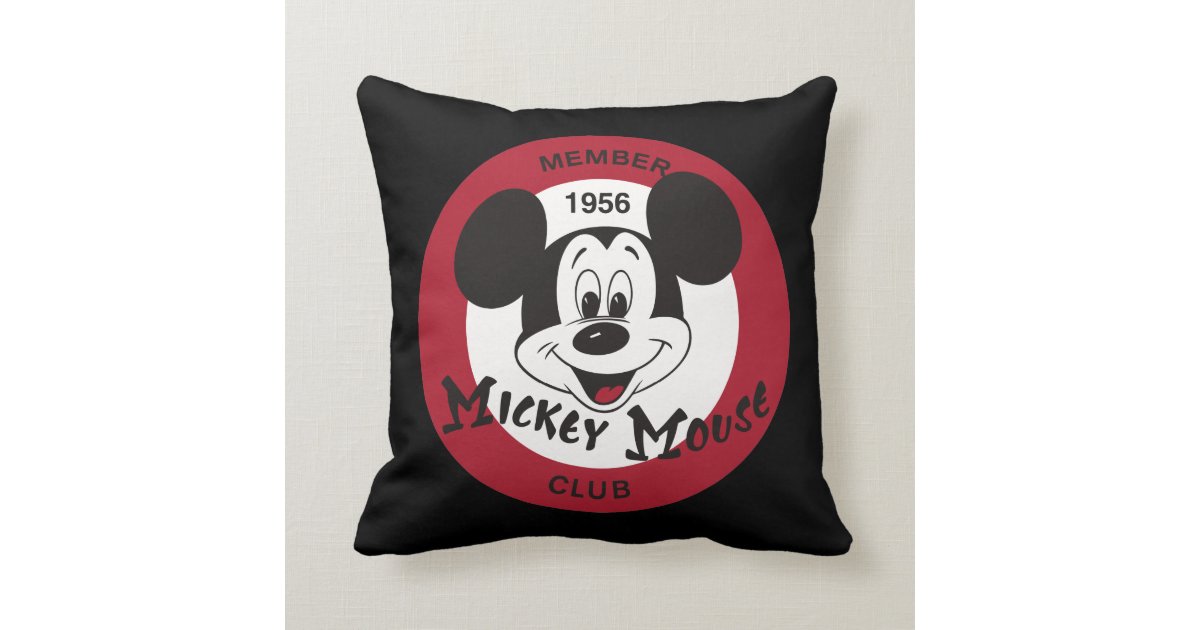 Classic Mickey Mickey Mouse Club Throw Pillow Zazzle Com