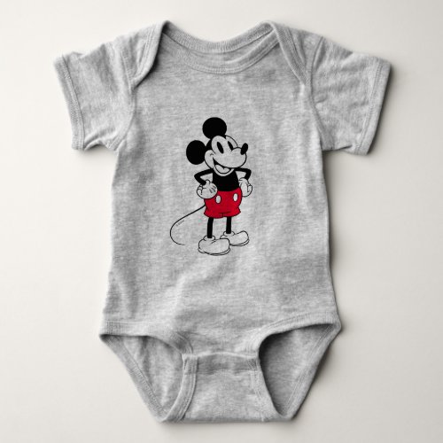 Classic Mickey Mouse  A True Original Baby Bodysuit