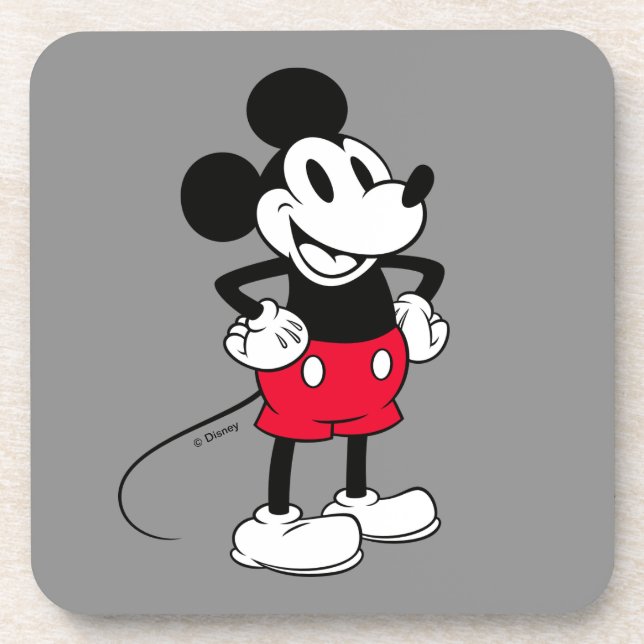 Classic Mickey Mouse | A True Original Beverage Coaster (Front)