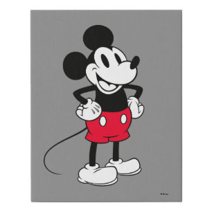 Classic Mickey Mouse   A True Original Faux Canvas Print