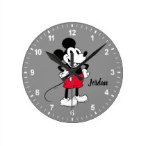Classic Mickey Mouse | A True Original Round Clock Classic Mickey Mouse | A True Original Round Clock