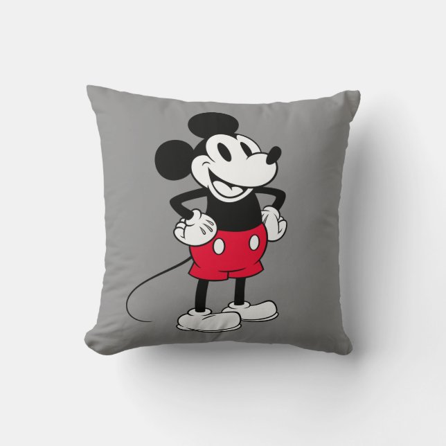 Classic Mickey Mouse | A True Original Throw Pillow (Front)