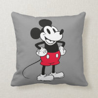 Classic Mickey Mouse | A True Original Throw Pillow