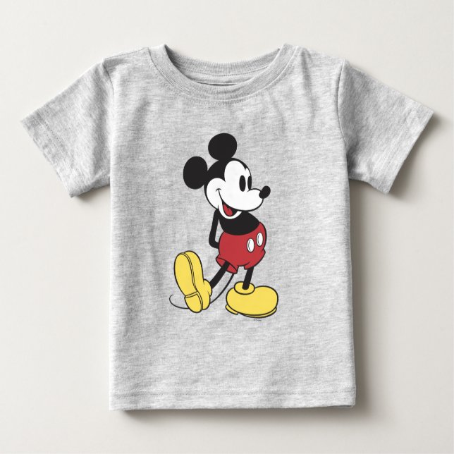 Classic Mickey Mouse Baby T-Shirt (Front)