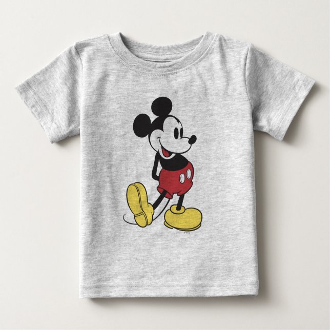 Classic Mickey Mouse Baby T-Shirt (Front)