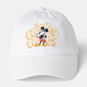 Classic Mickey Mouse Bubble Letter Name Graphic Hat
