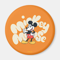 Classic Mickey Mouse Bubble Letter Name Graphic