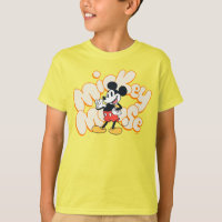 Classic Mickey Mouse Bubble Letter Name Graphic