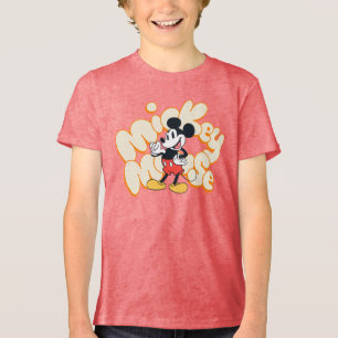 Classic Mickey Mouse Bubble Letter Name Graphic Tri-Blend Shirt