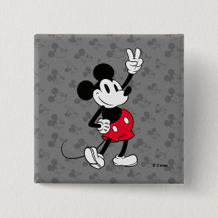 Classic Mickey Mouse Cool Beyond Years Button