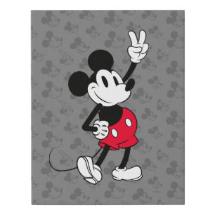 Classic Mickey Mouse   Cool Beyond Years Faux Canvas Print
