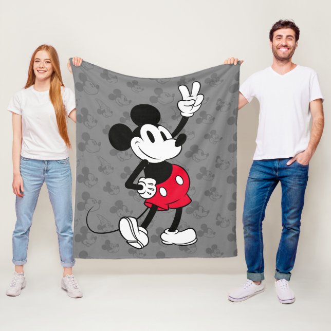 Classic Mickey Mouse | Cool Beyond Years Fleece Blanket (In Situ)