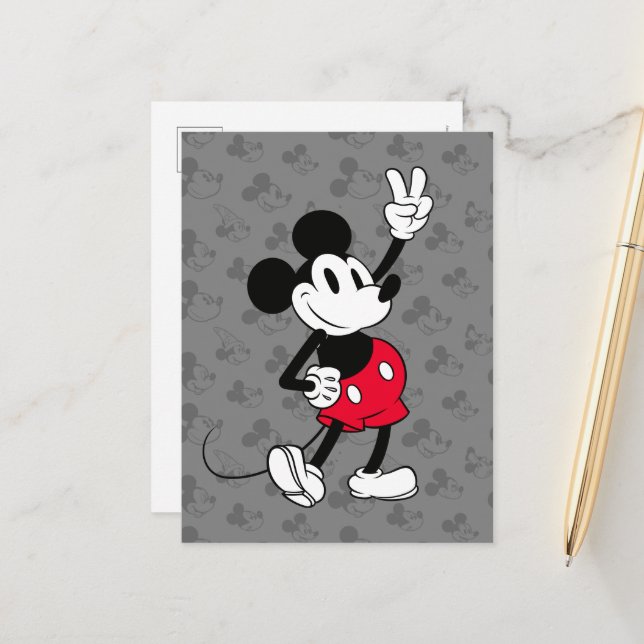 Classic Mickey Mouse | Cool Beyond Years Postcard | Zazzle