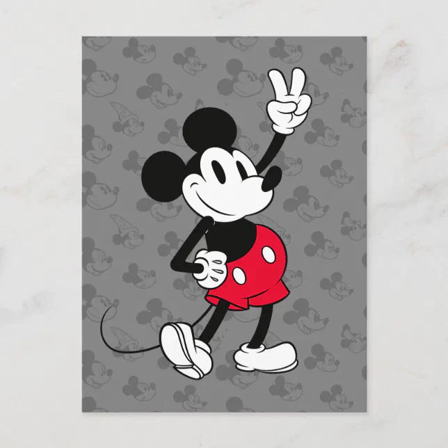 Classic Mickey Mouse | Cool Beyond Years Postcard | Zazzle