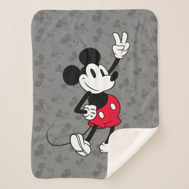 Classic Mickey Mouse | Cool Beyond Years Sherpa Blanket (Front)