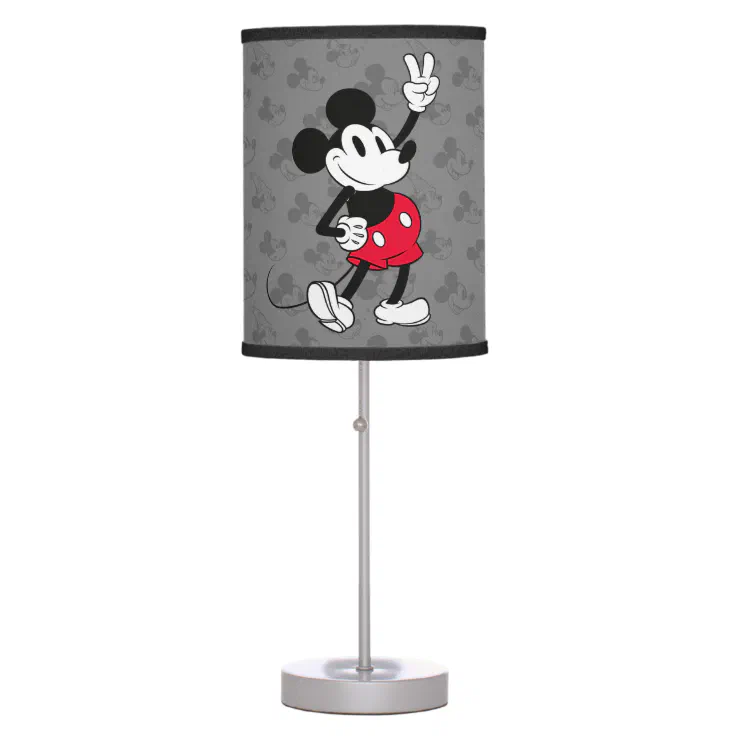 RETRO MICKEY MOUSE Clock & Pictures - Boys Bedroom Lamp 022 Lampshade 