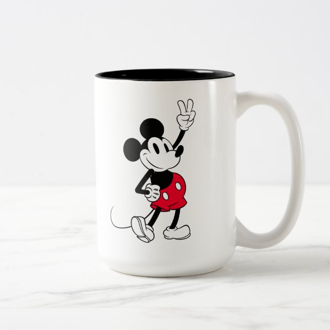 Classic Mickey Mouse | Cool Beyond Years Two-Tone Coffee Mug (Right)