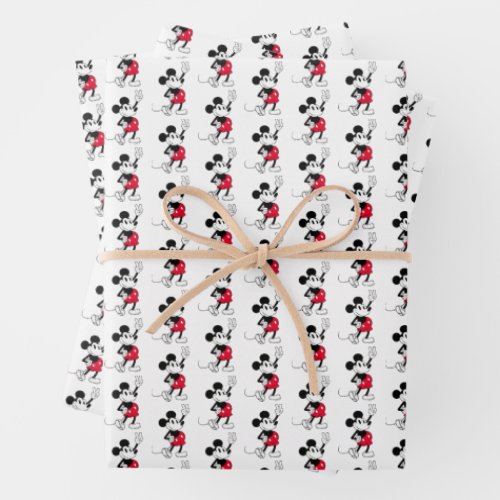 Classic Mickey Mouse  Cool Beyond Years Wrapping Paper Sheets