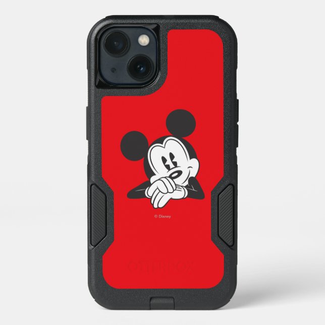 Classic Mickey Mouse | Cute Portrait Otterbox iPhone Case (Back)