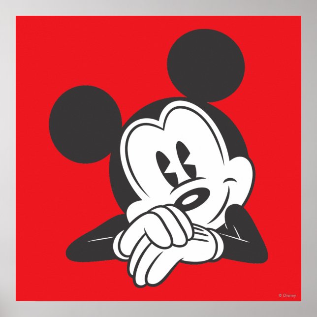 Classic Mickey Mouse | Cute Portrait Poster (Front)