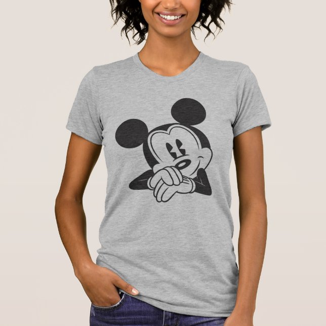 Classic Mickey Mouse | Cute Portrait T-Shirt (Front)