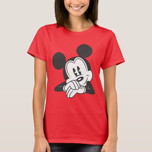 Classic Mickey Mouse | Cute Portrait T-Shirt (Front)