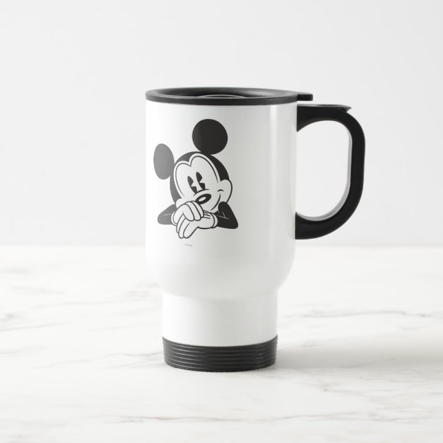 Classic Mickey Mouse | Cute Portrait Travel Mug (Right)