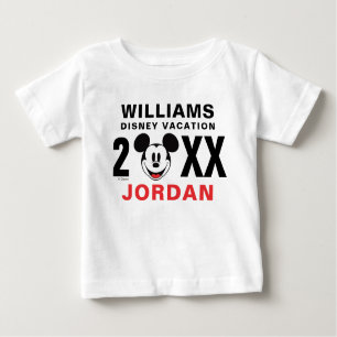 Classic Mickey Mouse   Family Vacation Baby T-Shirt