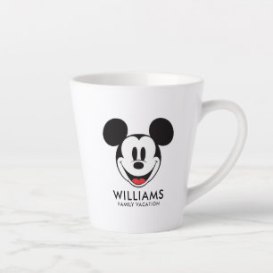 Classic Mickey Mouse Family Vacation Latte Mug