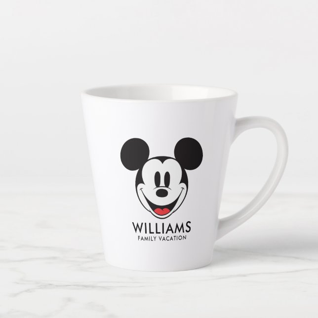 Classic Mickey Mouse | Family Vacation Latte Mug (Right)