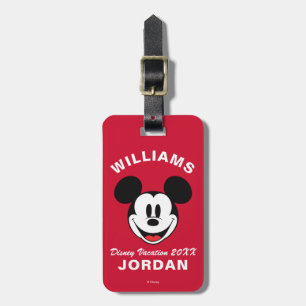 Classic Mickey Mouse Family Vacation Luggage Tag