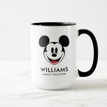 Classic Mickey Mouse | Family Vacation Mug by MickeyAndFriends at Zazzle