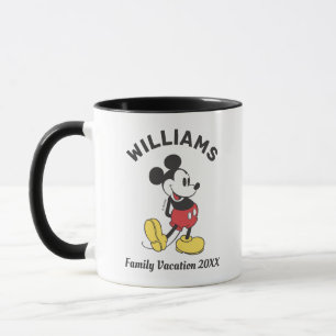 Classic Mickey Mouse Family Vacation Mug