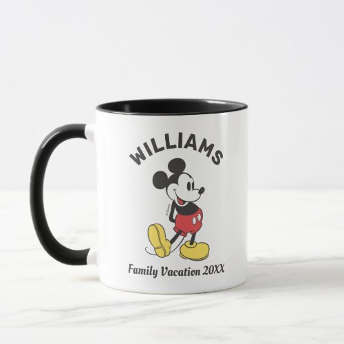 Classic Mickey Mouse  Family Vacation Mug